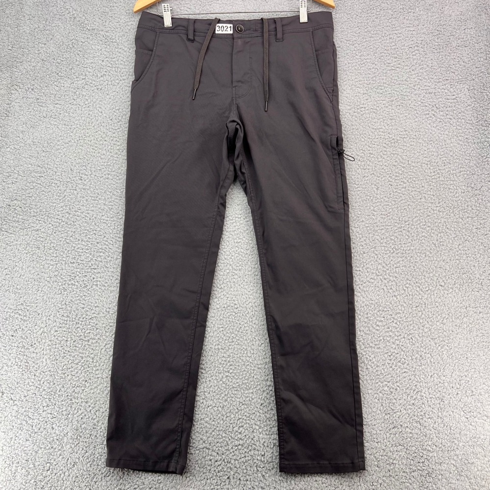 686 Everywhere Pant Slim Fit Mens 32x30 Gray Technical Stretch Cargo Pants